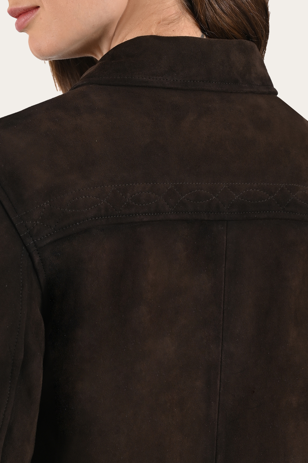 Dark Brown Avett Overshirt Jacket | Frye Exclusive