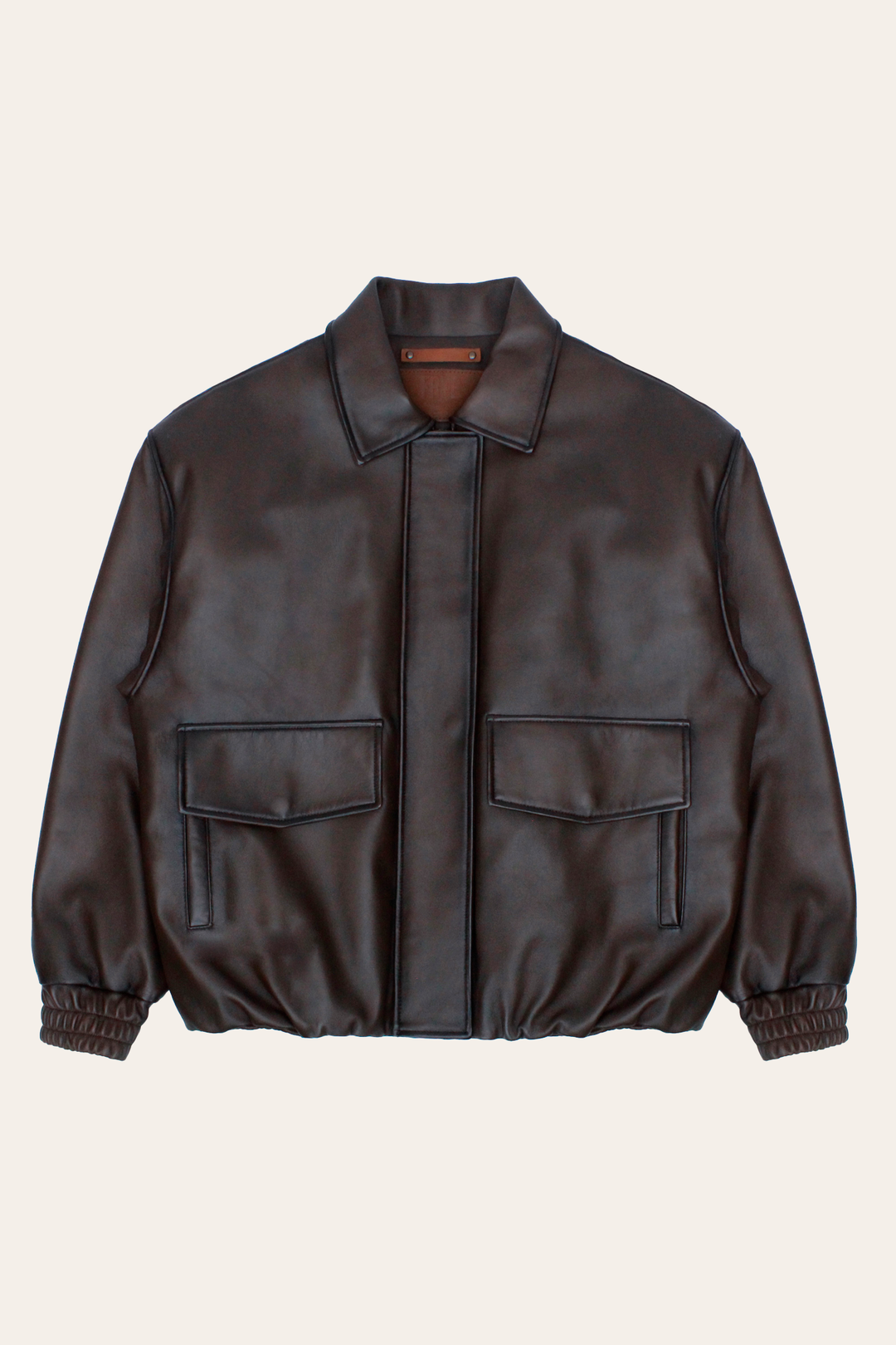 Tobacco Harper Oversized Bomber | Frye Smart Buy