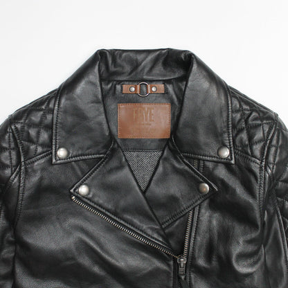 Women’s Black Oklahoma Biker Leather Jacket | Frye Trending