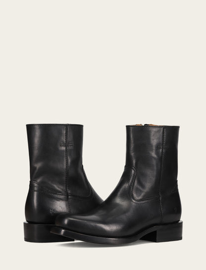 Men's Black Campus Inside Zip Boot | Frye Discount