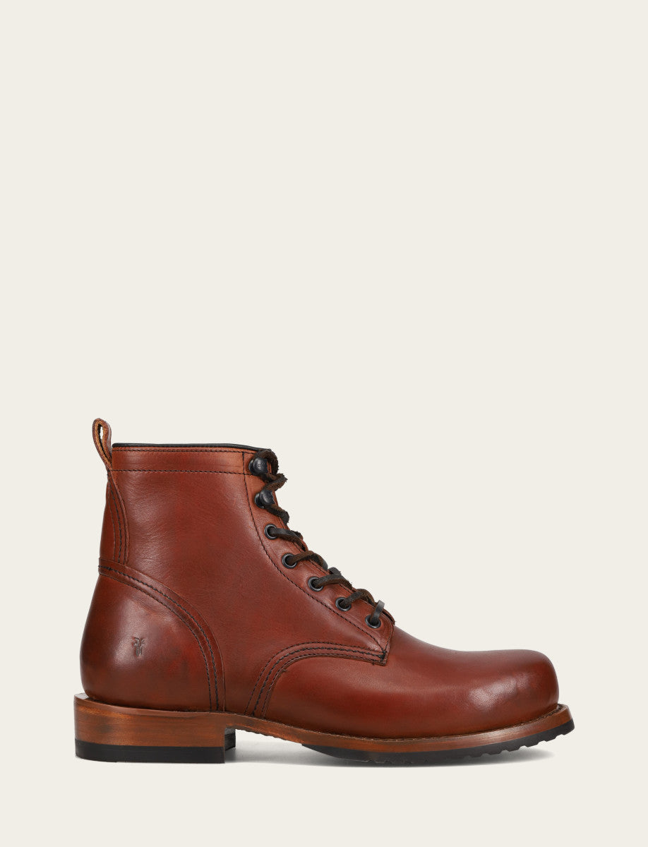 Men's Whiskey Hudson Workboot Plain Toe Boot | Frye Latest