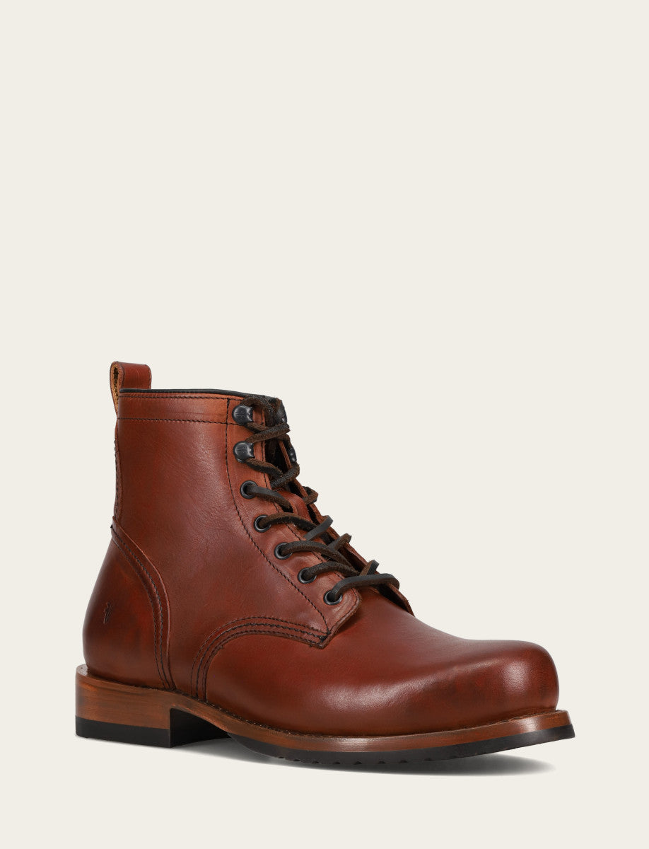 Men's Whiskey Hudson Workboot Plain Toe Boot | Frye Latest