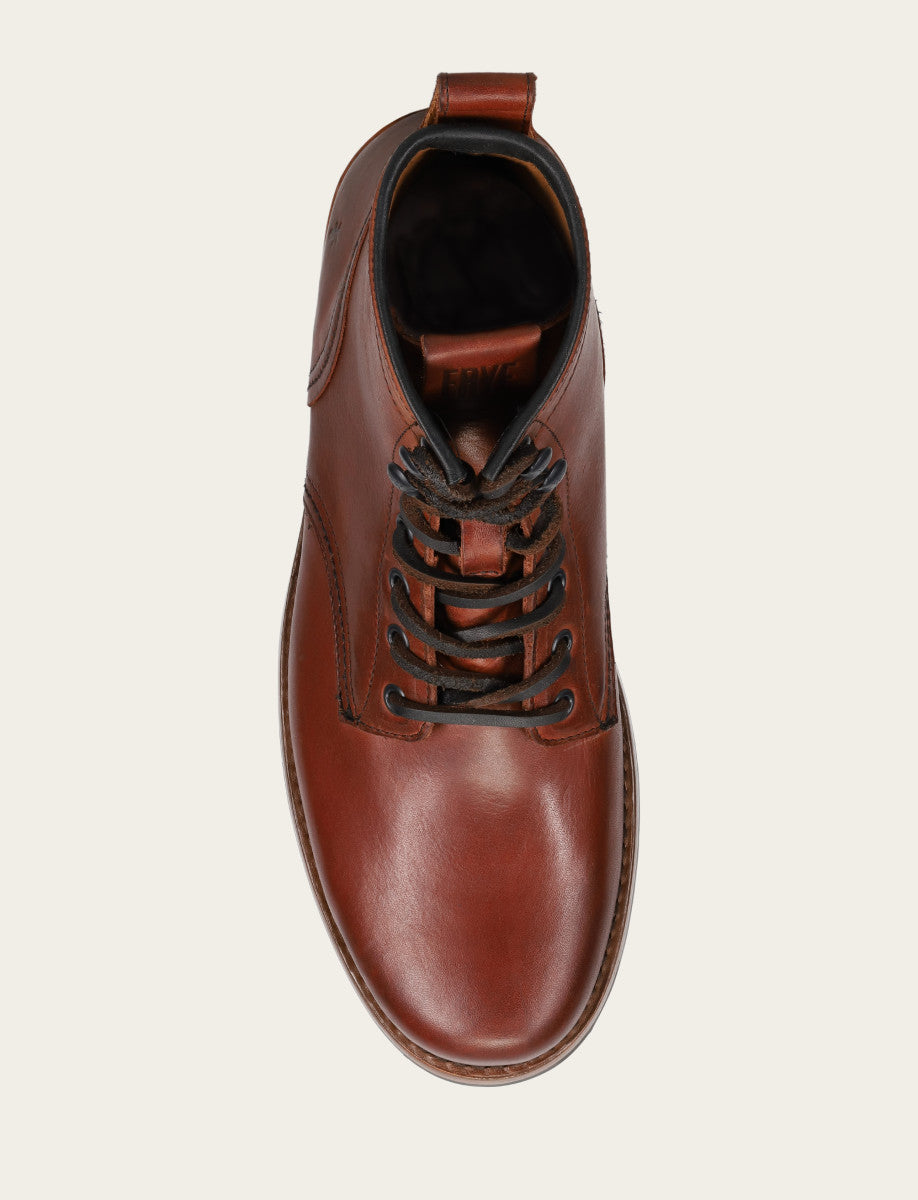 Men's Whiskey Hudson Workboot Plain Toe Boot | Frye Latest