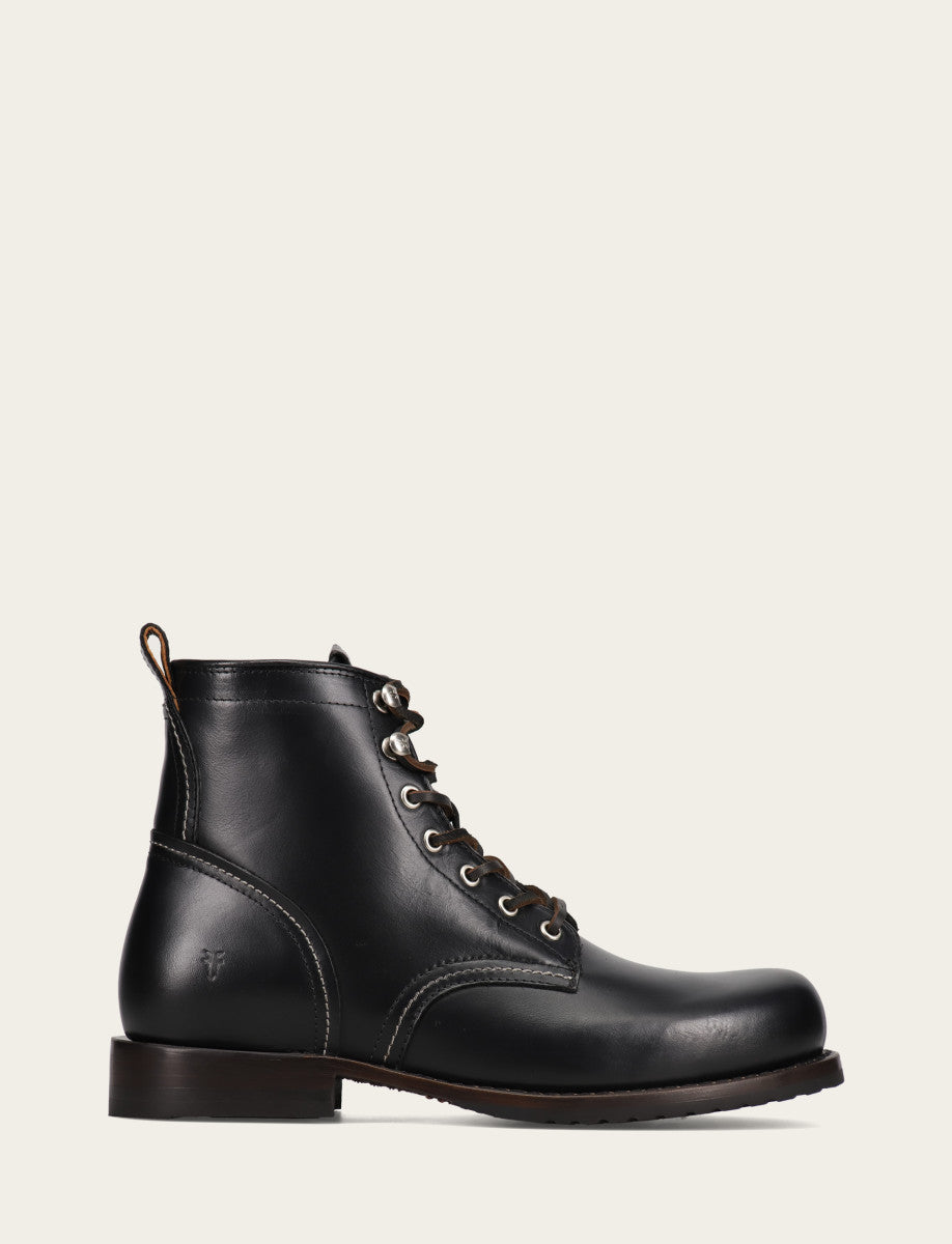 Men's Black Hudson Workboot Plain Toe | Frye Great Value