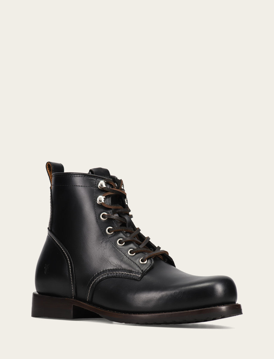 Men's Black Hudson Workboot Plain Toe | Frye Great Value