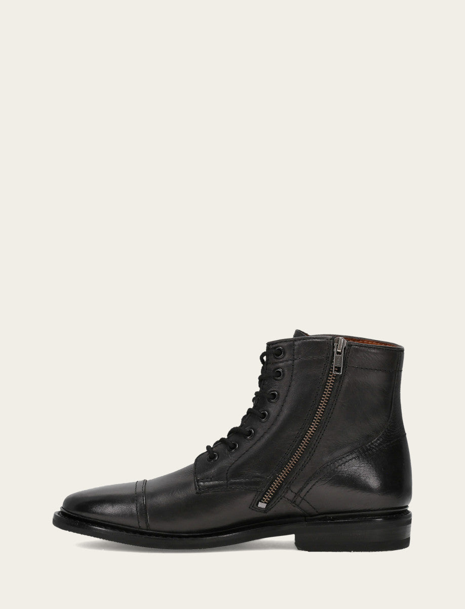 Men's Black Paul Mid Lace Boot | Frye Customer Favorite