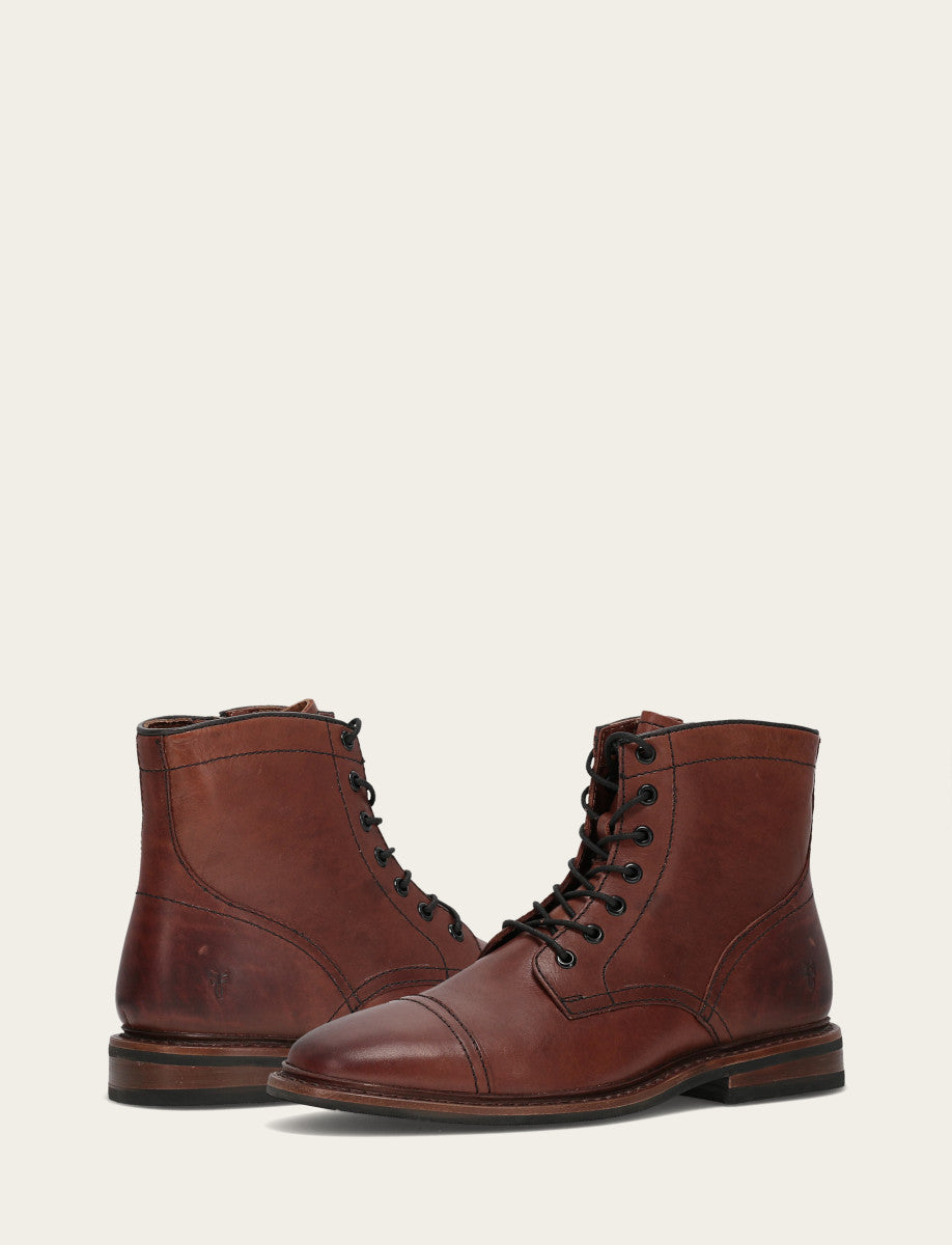 Men's Brown Paul Mid Lace Boot | Frye Latest