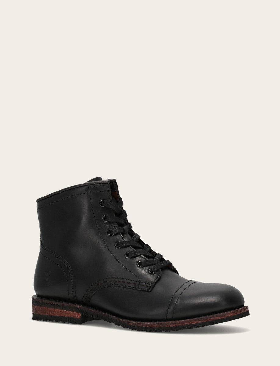 Men's Black Landon Midlace Boot | Frye Deals