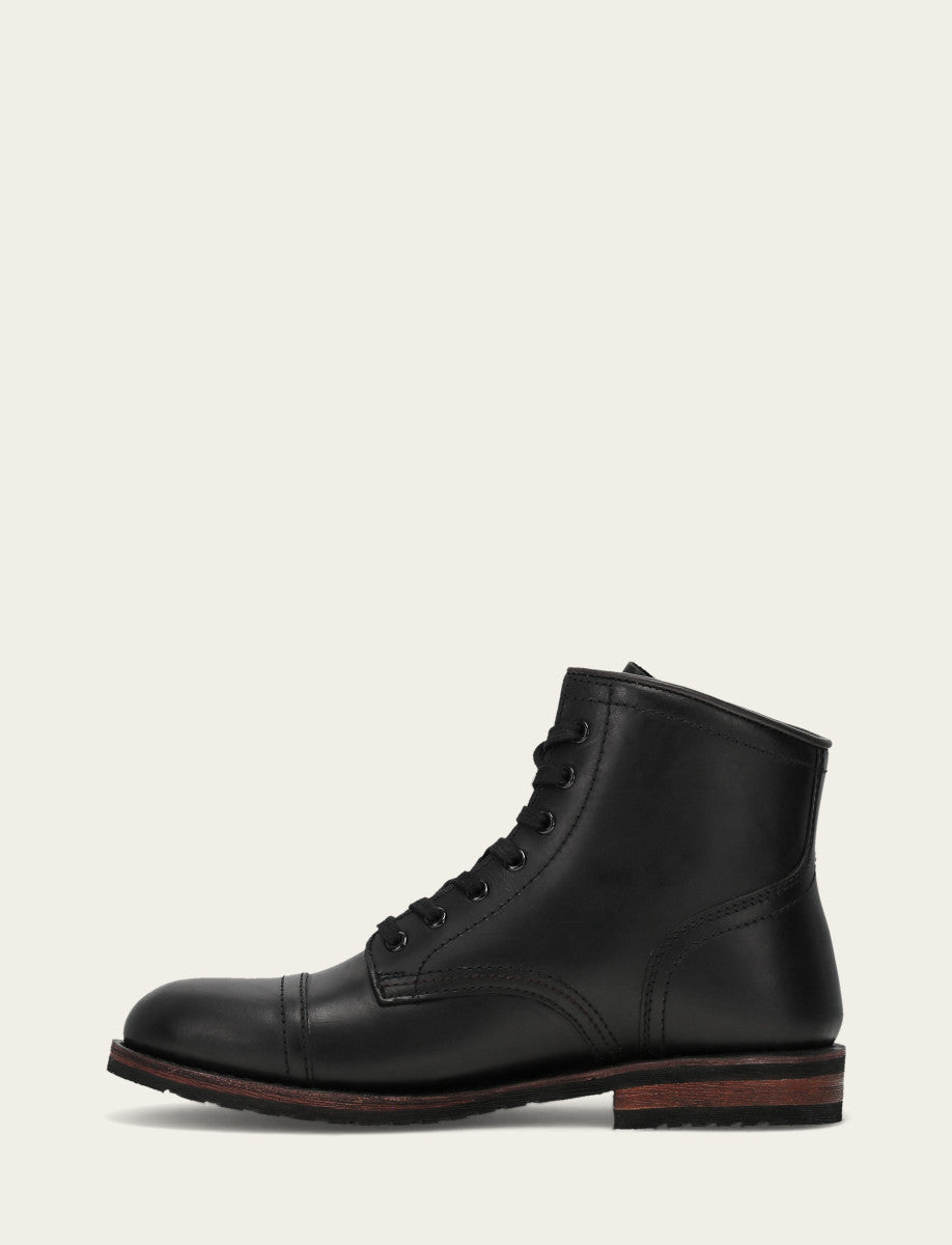 Men's Black Landon Midlace Boot | Frye Deals