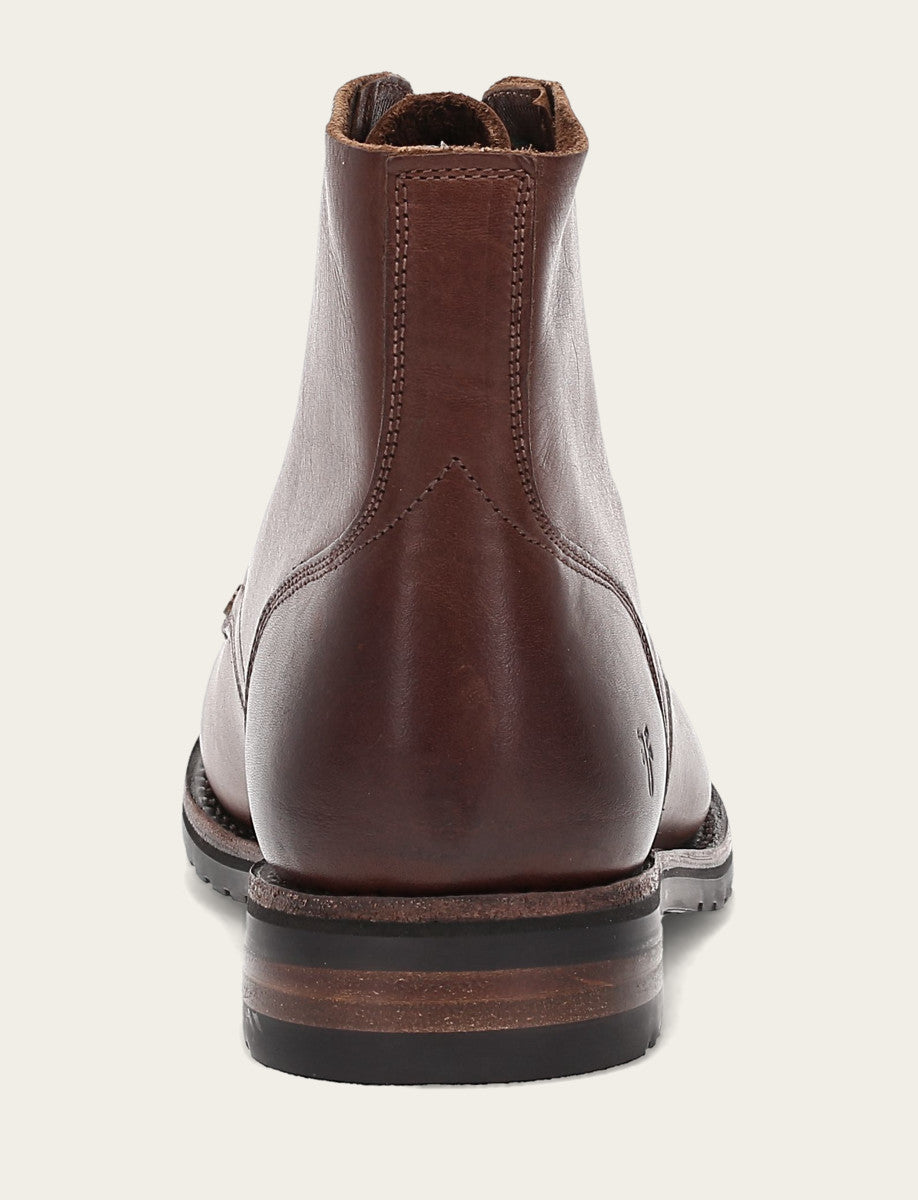 Men's Cognac Barrett Lace Up Boots | Frye Premium