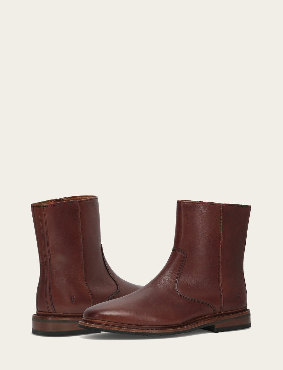 Men's Brown Paul Inside Zip Boot | Frye Discount