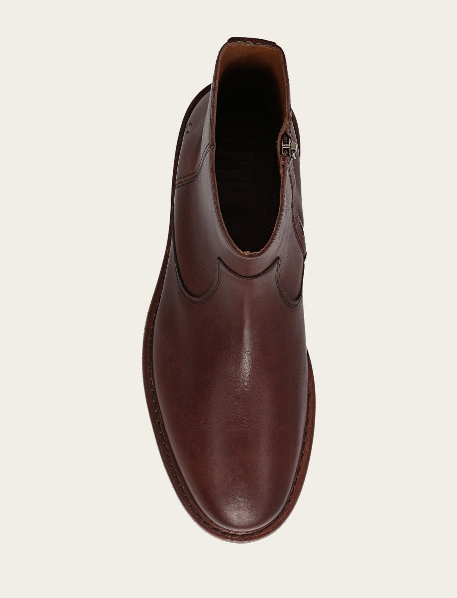Men's Brown Paul Inside Zip Boot | Frye Discount