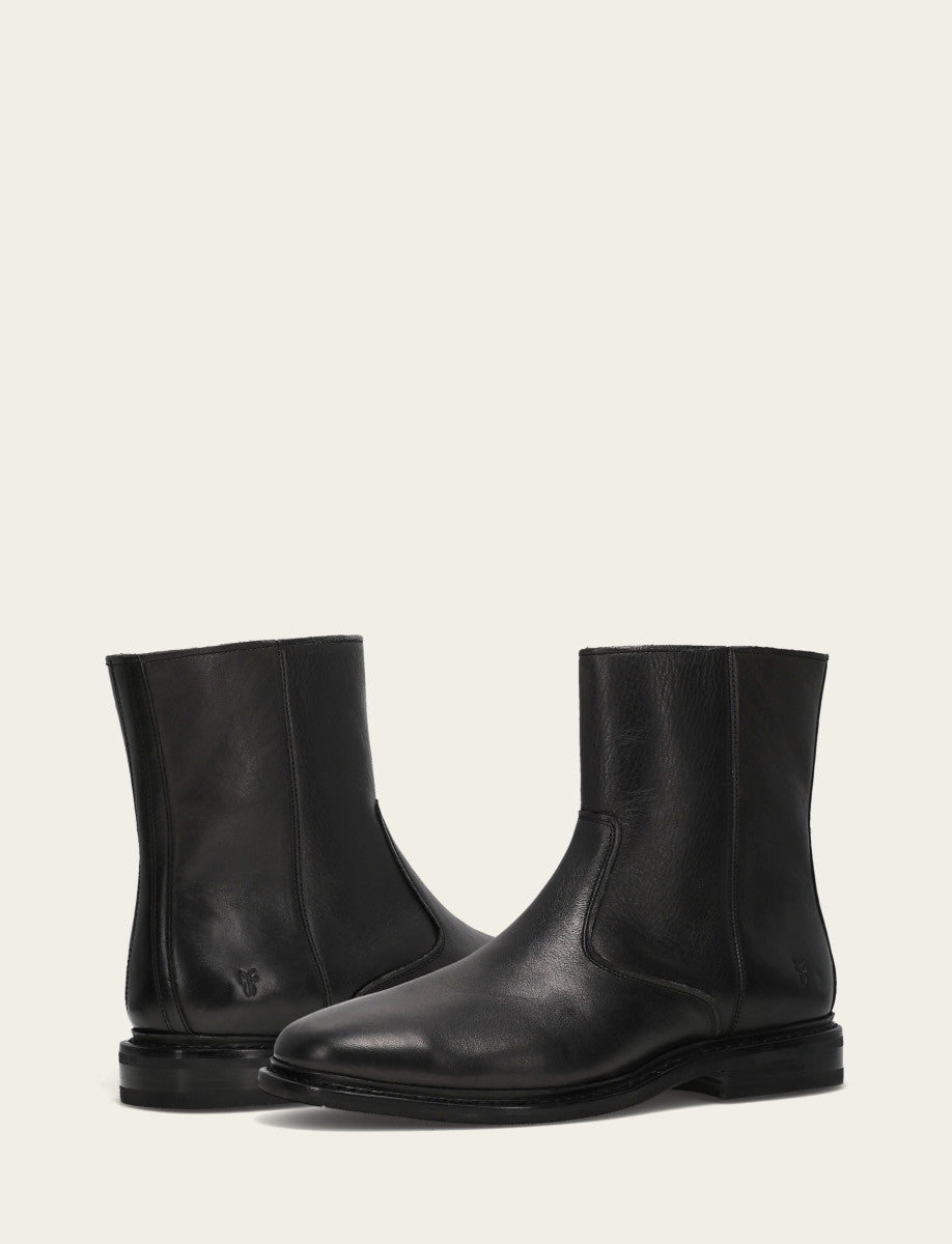 Men's Black Paul Inside Zip Boot | Frye New