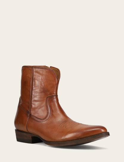 Men's Cognac Austin Inside Zip Boots | Frye Trusted