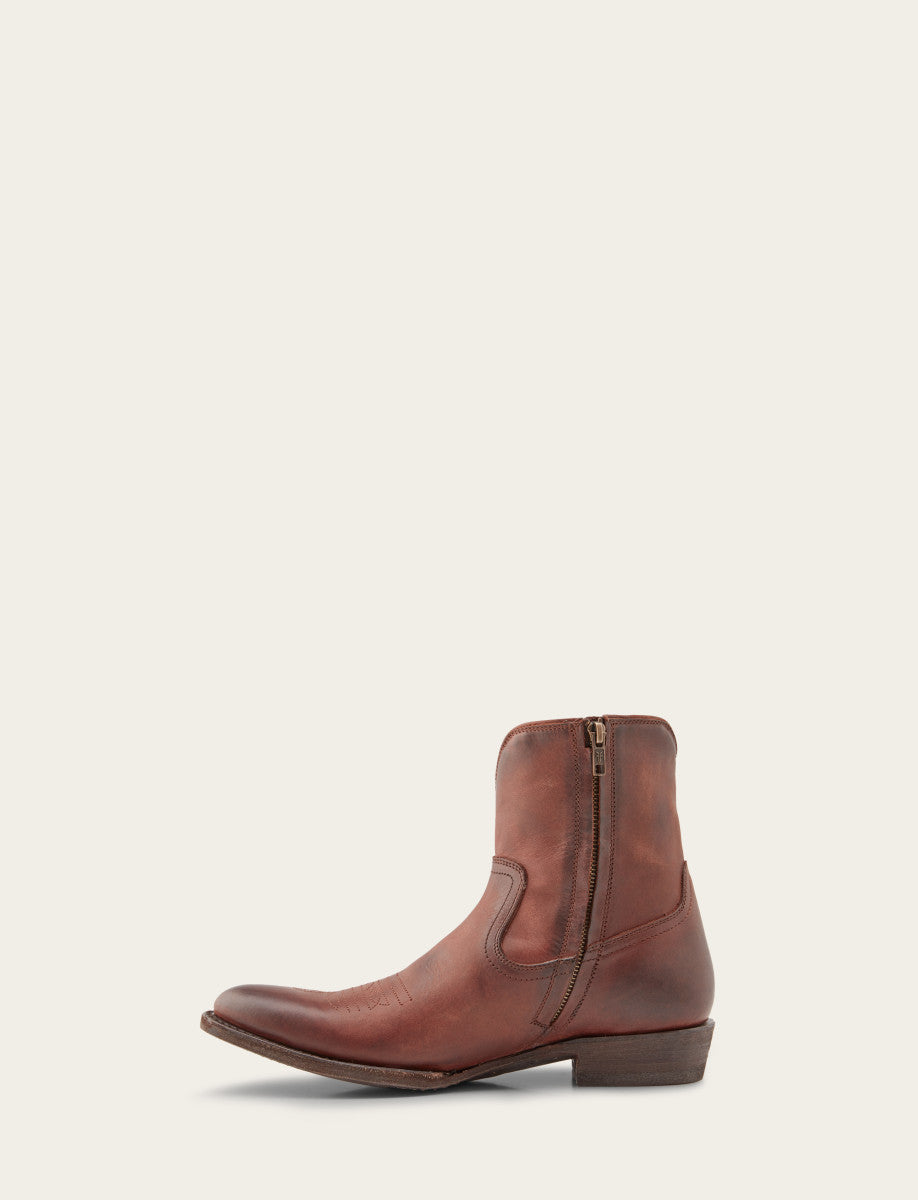 Men's Cognac Austin Inside Zip Boots | Frye Trusted