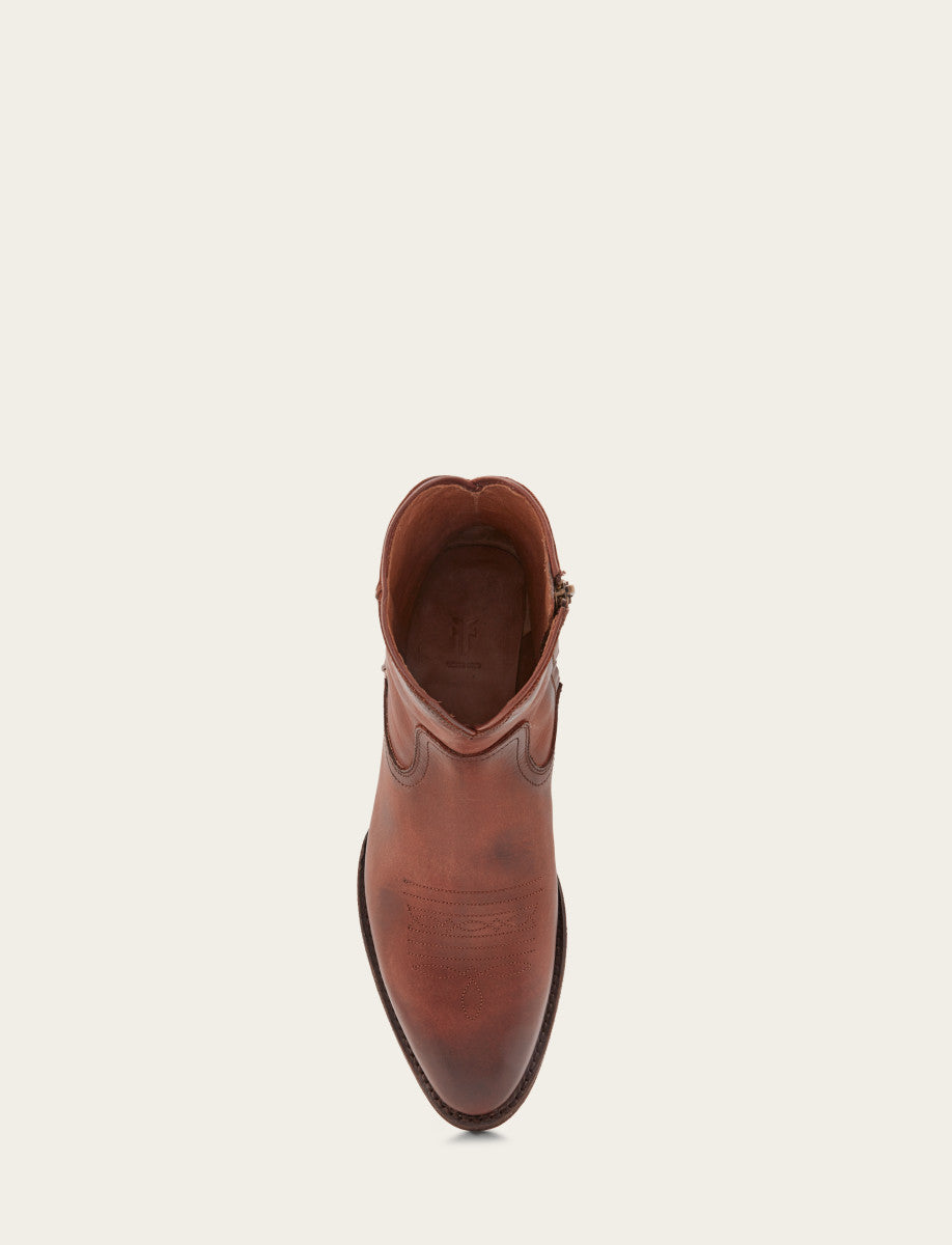 Men's Cognac Austin Inside Zip Boots | Frye Trusted