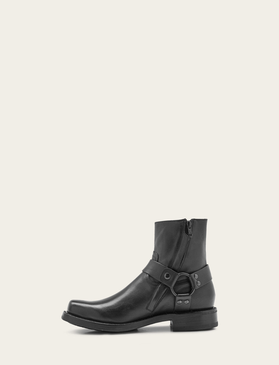 Men's Black Conway Harness Moto Boot | Frye Premium