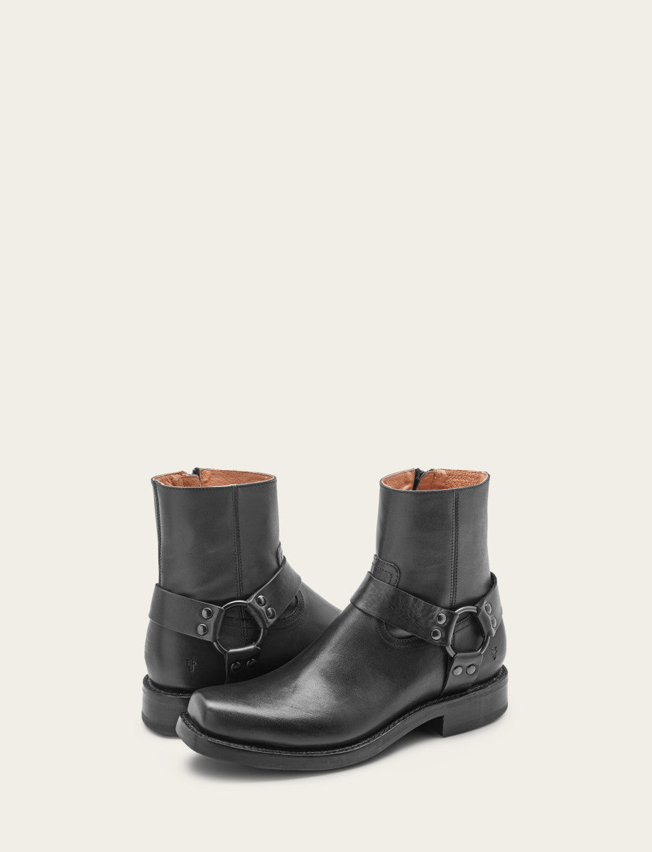Men's Black Conway Harness Moto Boot | Frye Premium