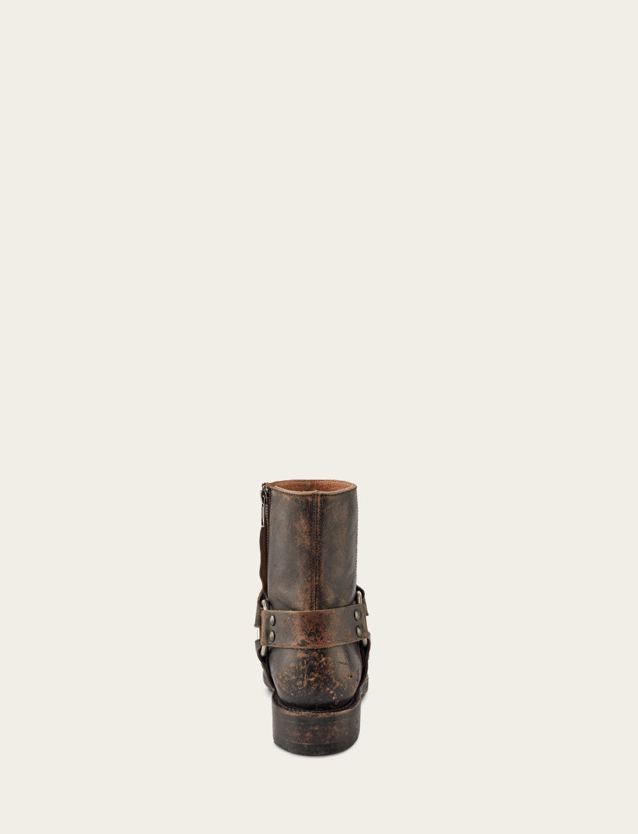 Men's Antiqued Black Conway Harness Moto Boots | Frye Featured