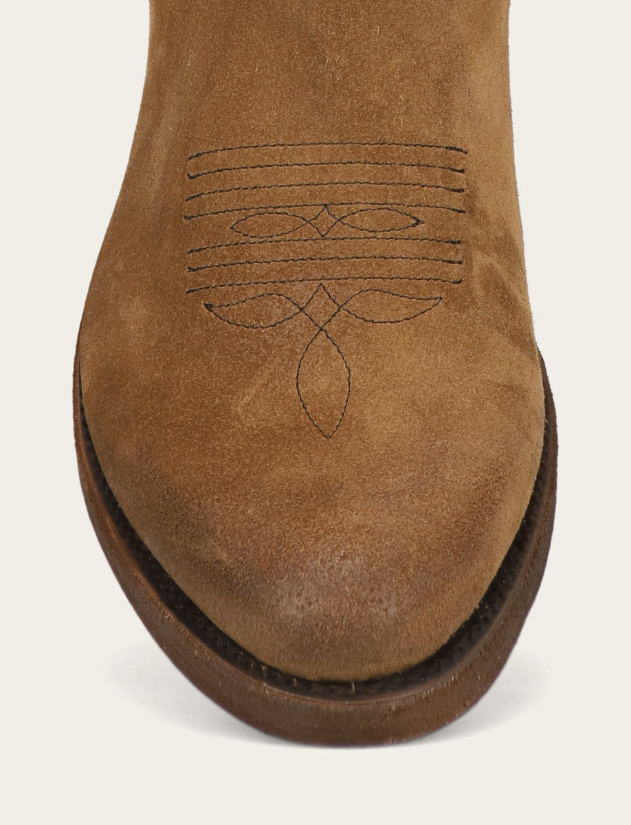 Men's Mushroom Grady Vintage Stitch Western Boots | Frye Signature