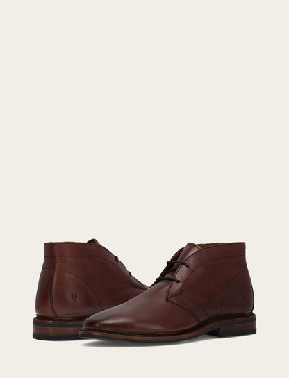 Men’s Brown Oiled Leather Paul Chukka Boots | Frye Deals