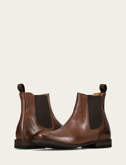 Men's Cognac Tyler Flex Chelsea Boots | Frye Customer Favorite