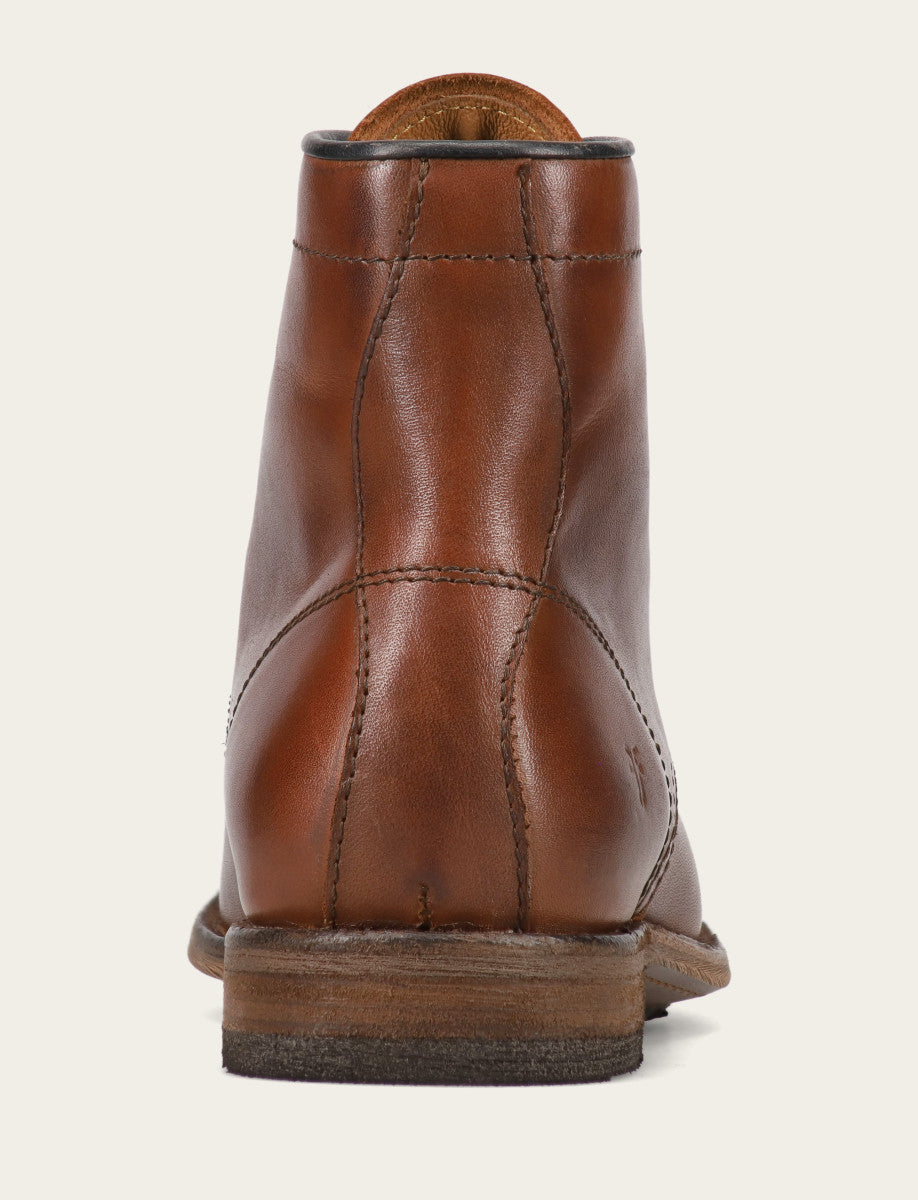 Men's Cognac Tyler Flex Lace Up Boots | Frye Latest