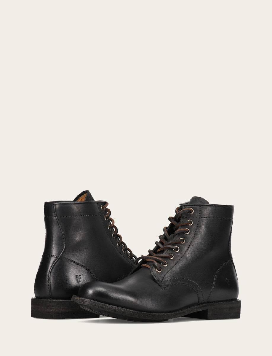 Men's Black Tyler Flex Lace Up Boots | Frye Latest
