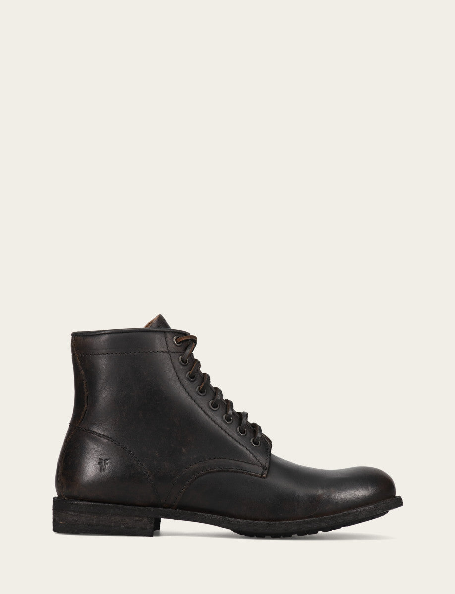 Men's Antiqued Black Tyler Flex Lace Up Boots | Frye Recommended