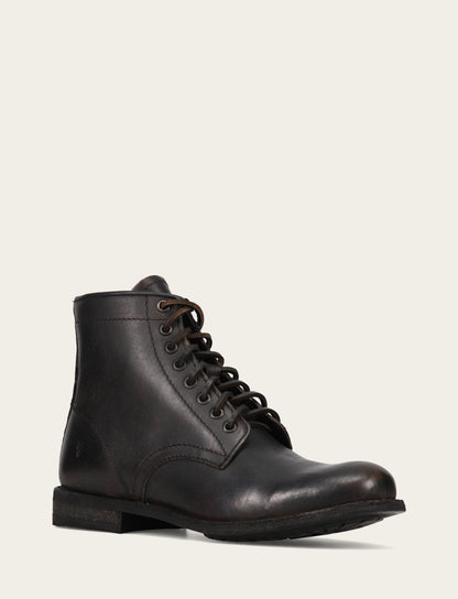Men's Antiqued Black Tyler Flex Lace Up Boots | Frye Recommended