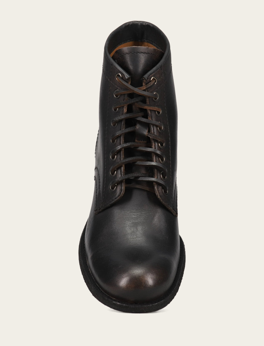 Men's Antiqued Black Tyler Flex Lace Up Boots | Frye Recommended