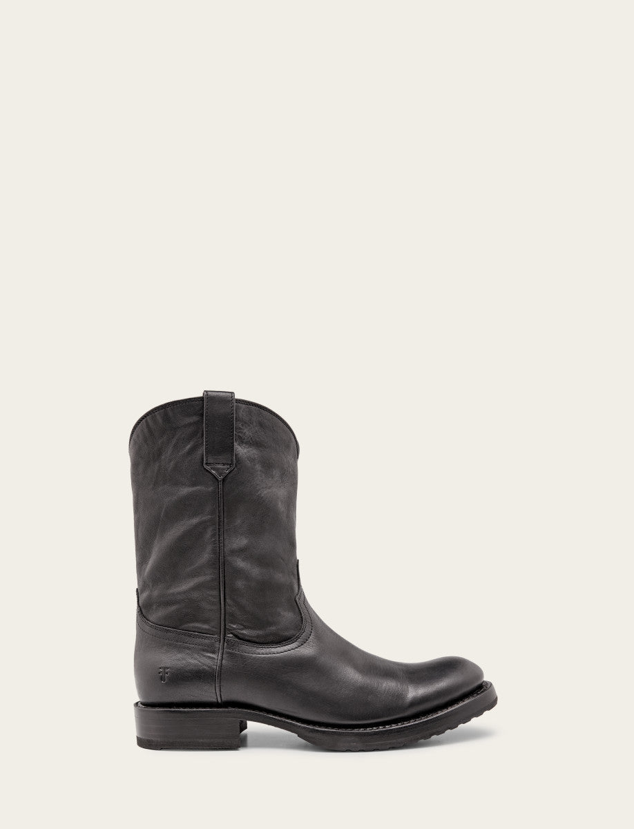 Men's Black Duke Roper Boots | Frye New