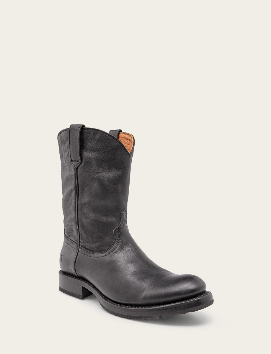Men's Black Duke Roper Boots | Frye New