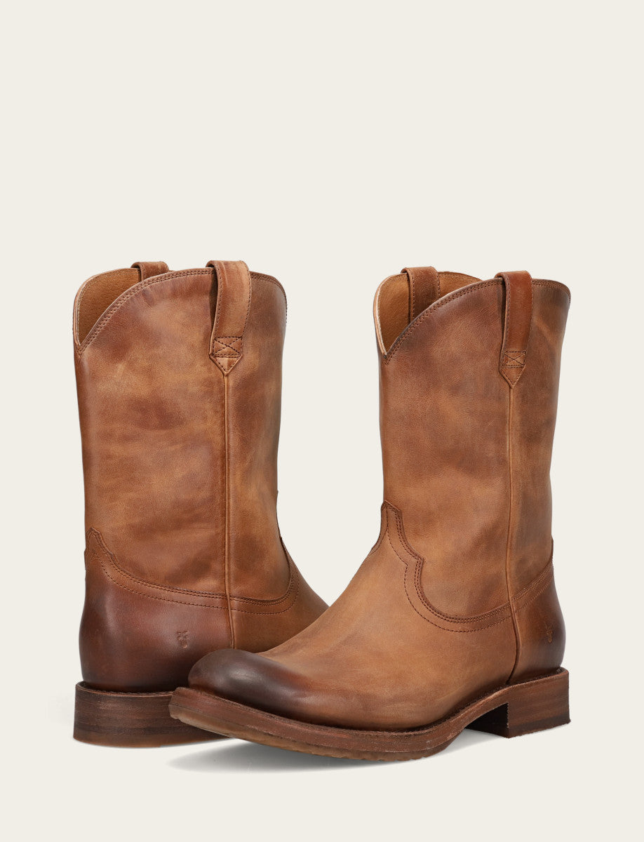 Men's Tobacco Duke Roper Boots | Frye Signature