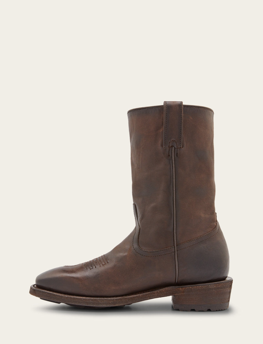 Men's Chocolate Nash Roper Western Boots | Frye Top Pick