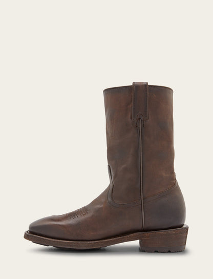 Men's Chocolate Nash Roper Western Boots | Frye Top Pick