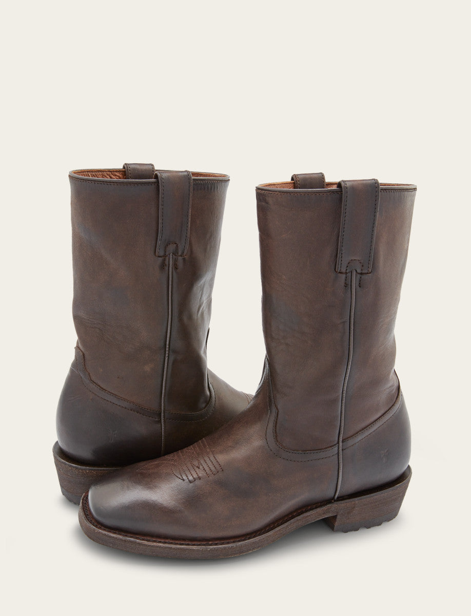 Men's Chocolate Nash Roper Western Boots | Frye Top Pick