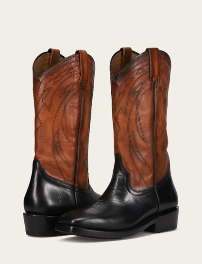 Men's Black Nash Deco Stitch Pull On Boots | Frye New