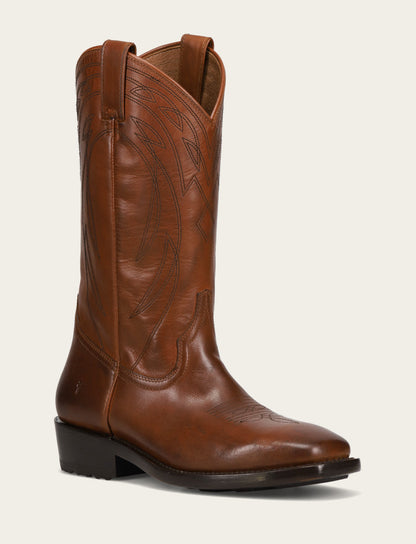 Men's Caramel Nash Deco Stitch Pull On Boots | Frye Value