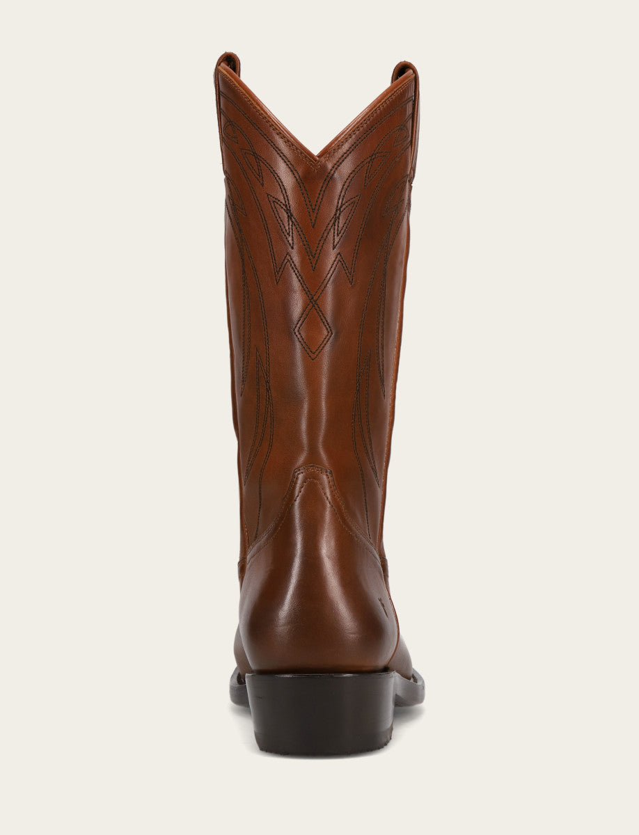 Men's Caramel Nash Deco Stitch Pull On Boots | Frye Value