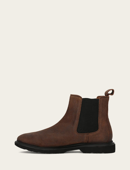 Men's Dark Walnut Connor Chelsea Boot | Frye Classic
