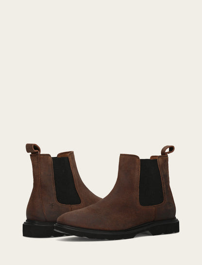 Men's Dark Walnut Connor Chelsea Boot | Frye Classic