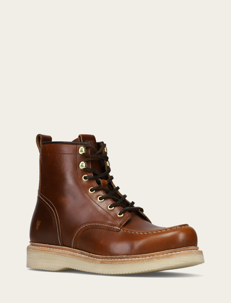 Men's Saddle Hudson Workboot Wedge Lace Ups | Frye Trusted