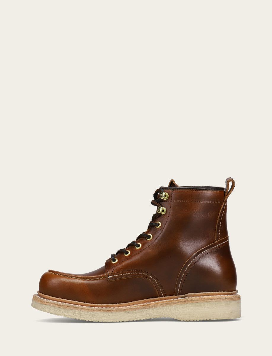 Men's Saddle Hudson Workboot Wedge Lace Ups | Frye Trusted