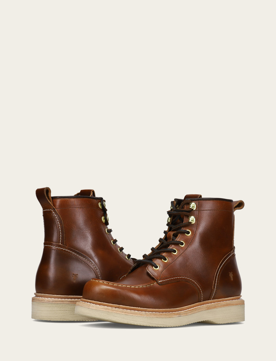 Men's Saddle Hudson Workboot Wedge Lace Ups | Frye Trusted