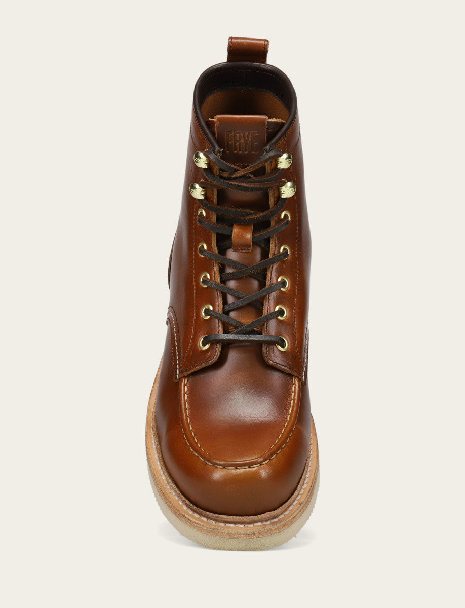 Men's Saddle Hudson Workboot Wedge Lace Ups | Frye Trusted