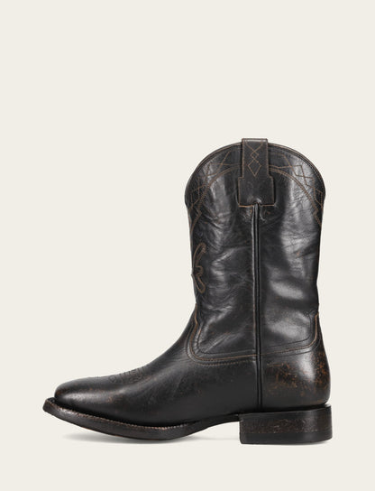 Men's Black Hauser Logo Stitch Boots | Frye Everyday