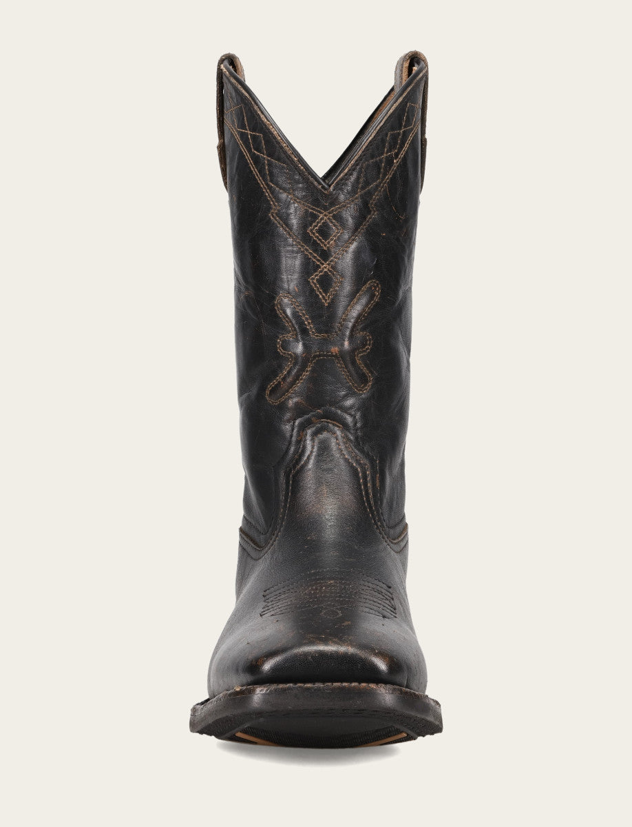 Men's Black Hauser Logo Stitch Boots | Frye Everyday