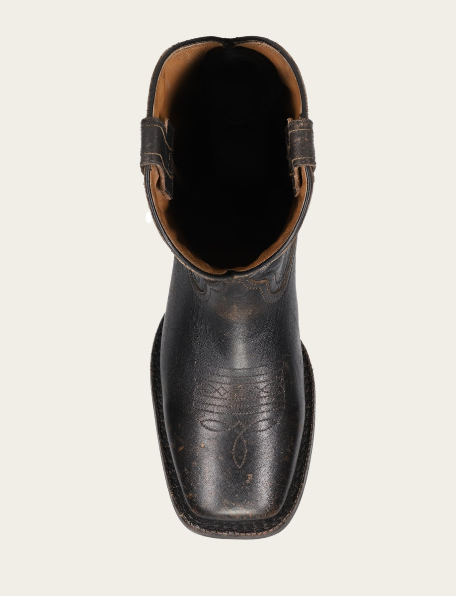 Men's Black Hauser Logo Stitch Boots | Frye Everyday