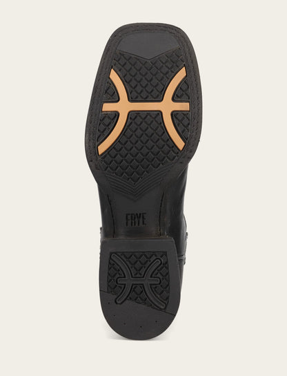 Men's Black Hauser Logo Stitch Boots | Frye Everyday